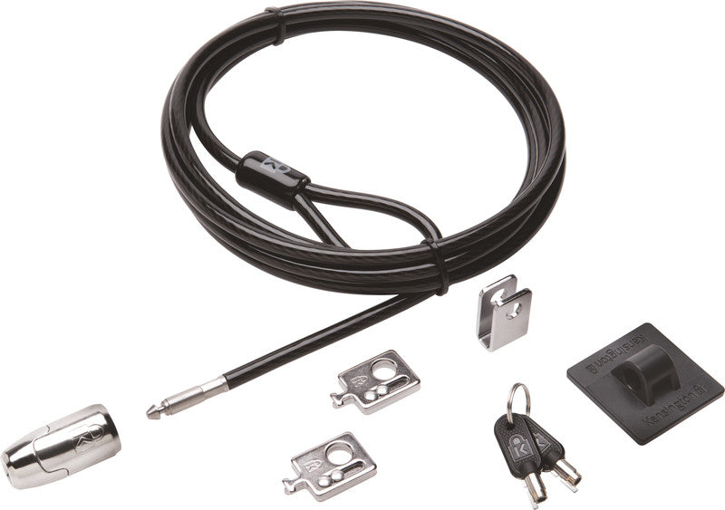 Kensington MicroSaver 2.0 Kabelschloss – für Desktop-PC und andere Geräte, schwarz
