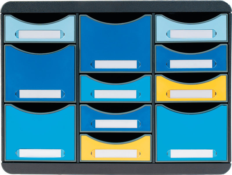 Exacompta Schubladenelement Big-Box Multi Bee Blue – 355 × 270 × 271 mm