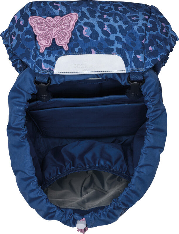 Beckmann Schulrucksack Classic – Cheetah – aus recyceltem PET
