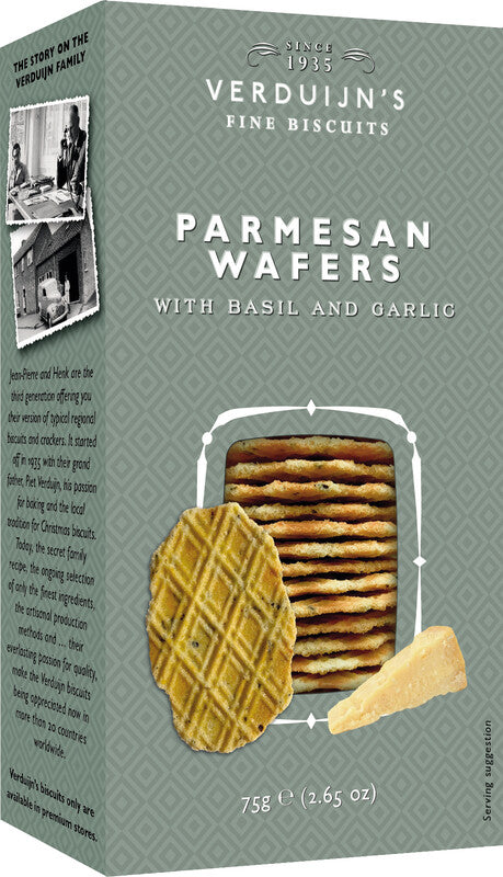Verduijn's Salzige Waffeln – Parmesan, 75 g