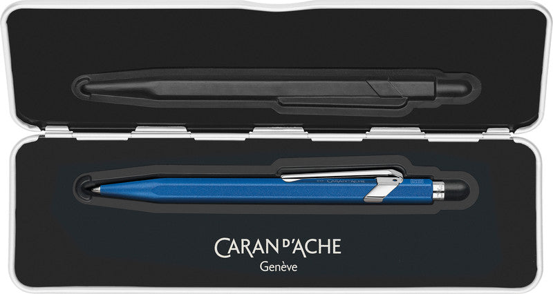 Caran d-Ache Caran d'Ache Kugelschreiber – Blau, Aluminium