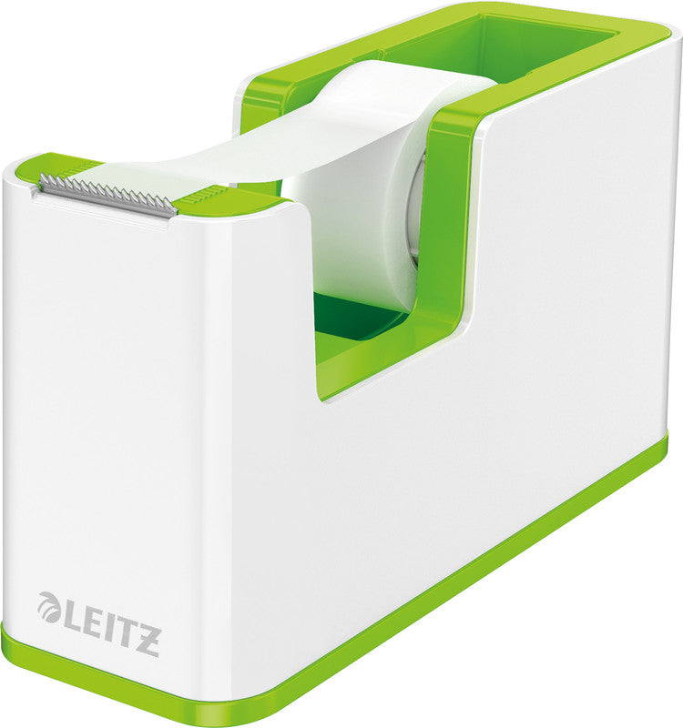Leitz Tischabroller WOW Duo Colour – für Klebeband bis 19 mm × 33 m, Kern 1", inkl. Rolle