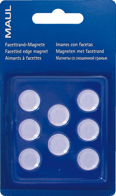MAUL Starter-Kit – inkl. Magnete (Ø 15 mm, H 7 mm), Kunststoff – für Whiteboards – 8-teilig