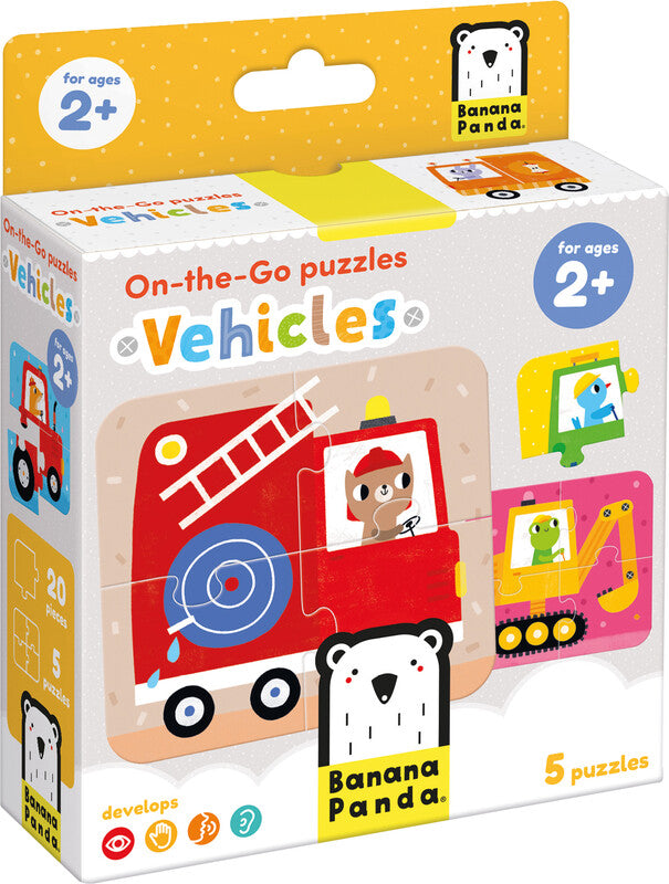 Banana Panda On-the-Go Puzzles – Logikspiel, 1 Spieler, ab 2 Jahren