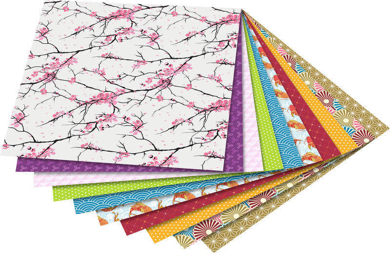 Folia Faltblätter – 150 × 150 mm – 80 g/m² – sortiert – 50 Blatt