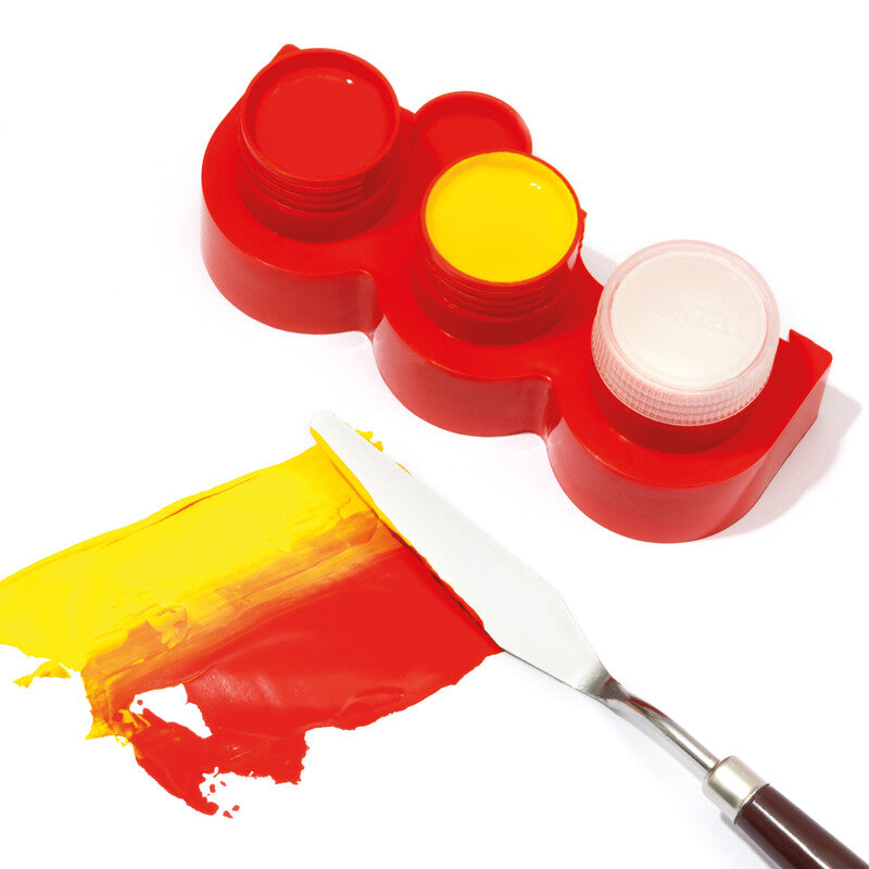 Fonzell Deckfarbkasten – 6 Farben, sortiert