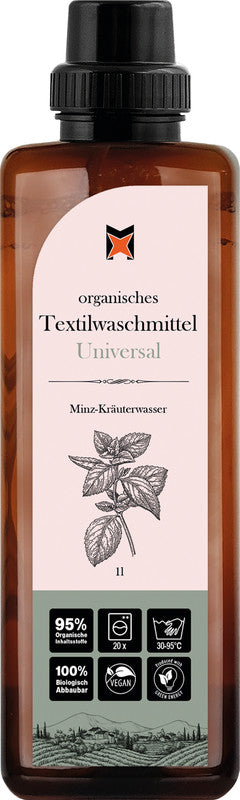 Multiclean Flüssigwaschmittel, für Handwäsche, vegan, parfümfrei, 1 l