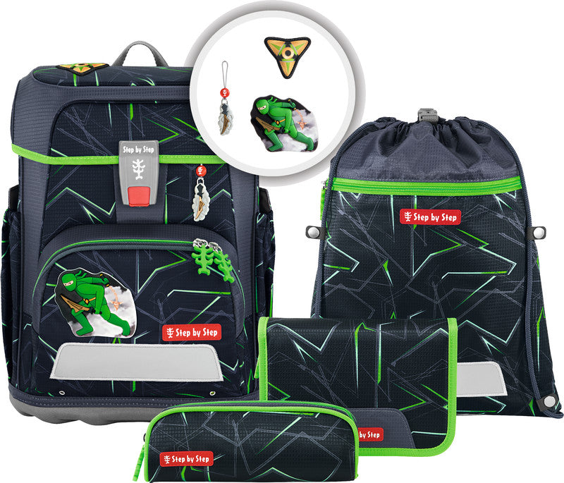 Step by Step Schulrucksack-Set Cloud – 5-teilig – Ninja Kimo