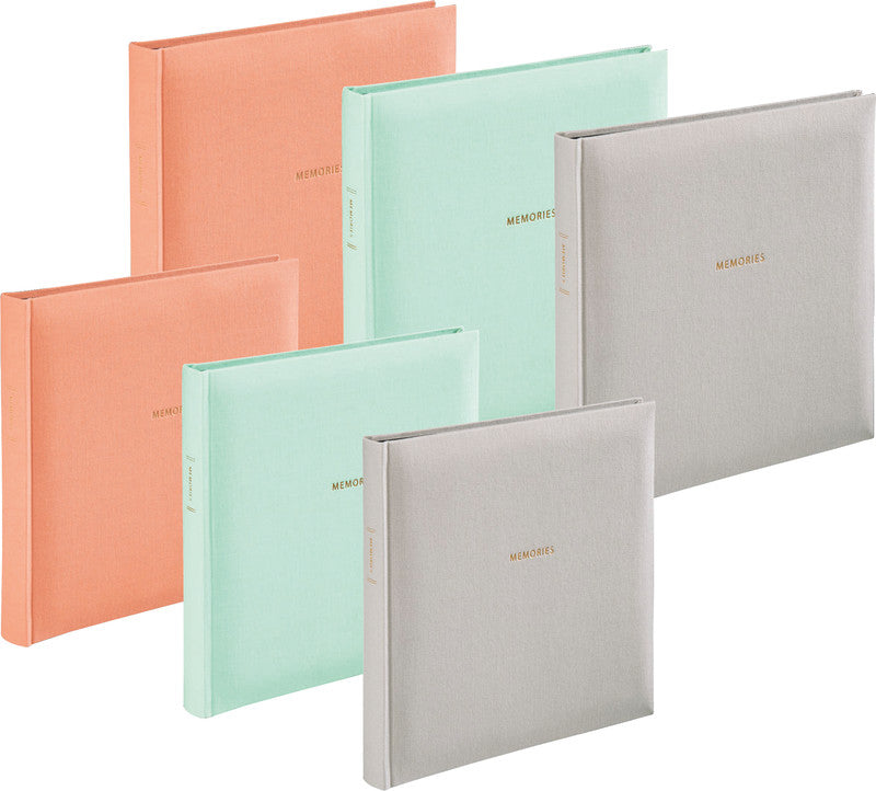 Hama Fotoalbum – für 300 × 300 mm, lachs, Textil