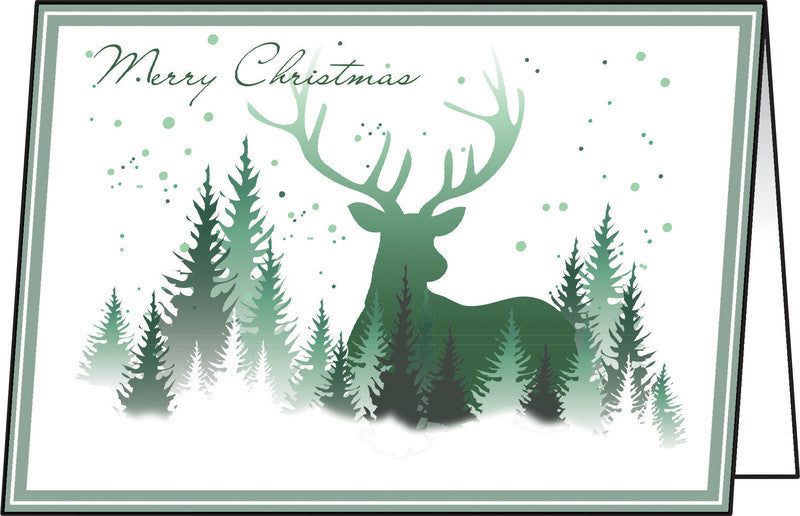 Sigel Weihnachtsgrusskarte – A6 (105 × 148 mm) – mit Umschlägen, für Inkjet/Laser/Kopierer, 25er Pack