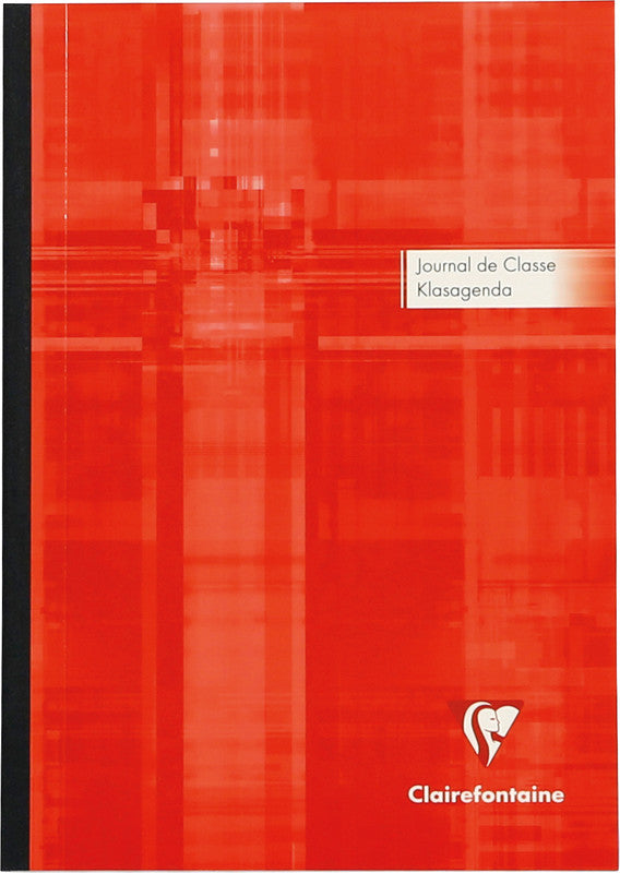 Clairefontaine Unterrichtsbuch A5, 240 Seiten, perforiert, 90 g/m² – farbig sortiert