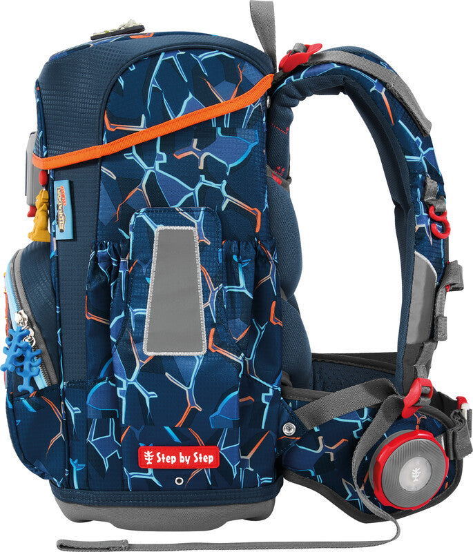 Step by Step Schulrucksack-Set Cloud – 5-teilig – Lava Dragon – Recycelte Materialien