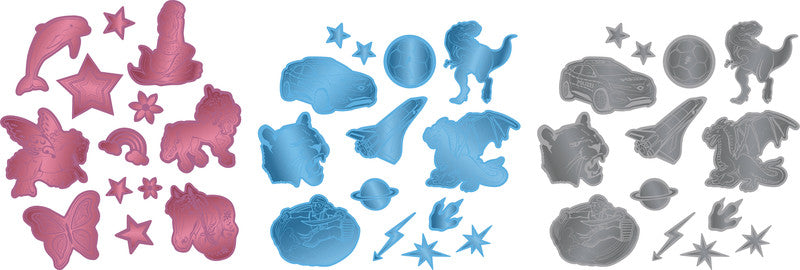 Step by Step Reflektoren-Sticker – 1er-Set – Silber – 100×225×20 mm