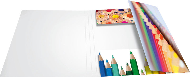 HERMA Sammelmappe für A4, Karton, mehrfarbig, mit Gummizug