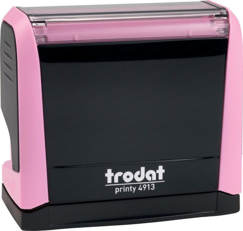 Trodat Motivstempel Printy 4913 Pastell Edition – Motiv: zum Selbersetzen, selbstfärbend, 58 × 22 mm
