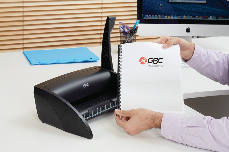 GBC CombBind C100 Bindegerät – Plastikbindung, für 21-Loch, A3, bis 9 Blatt
