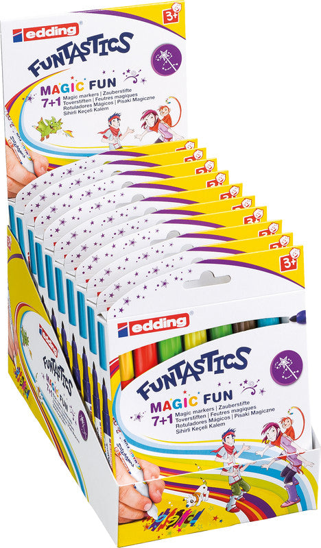 Edding Filzstifte, Strichbreite 3 mm, 8 Farben
