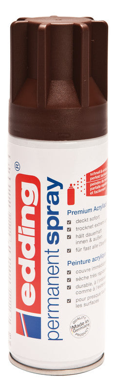 Edding Farbspray – Schokoladenbraun, seidenmatt, 200 ml