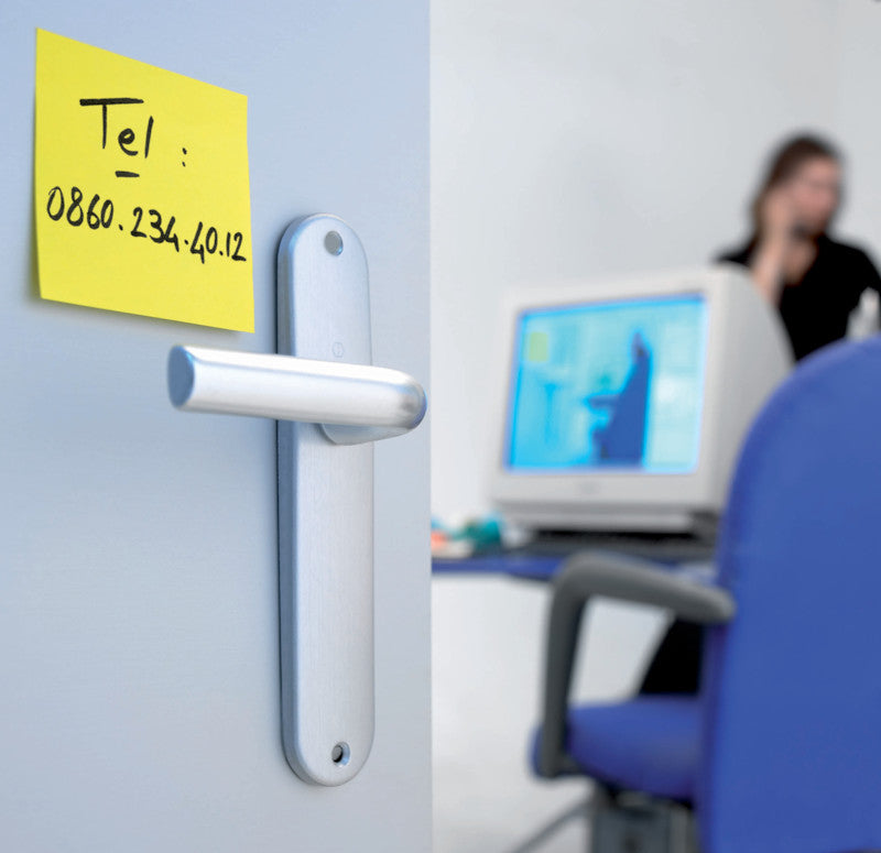 Post-it Haftnotizen Super Sticky – 127×76 mm – gelb, 90 Blatt, PEFC