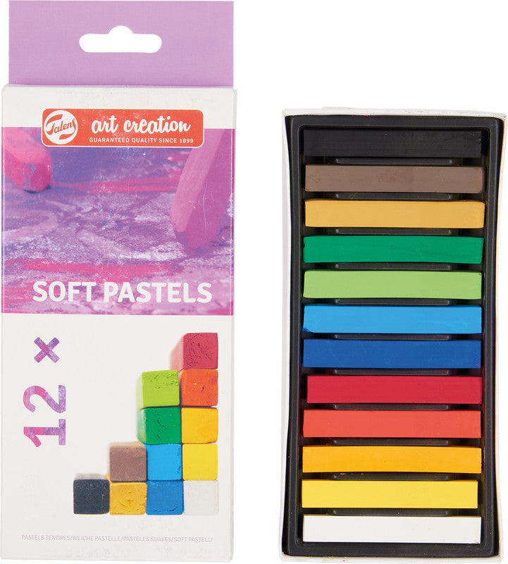 Talens Soft Pastelle – 12 Stk., Kartonetui