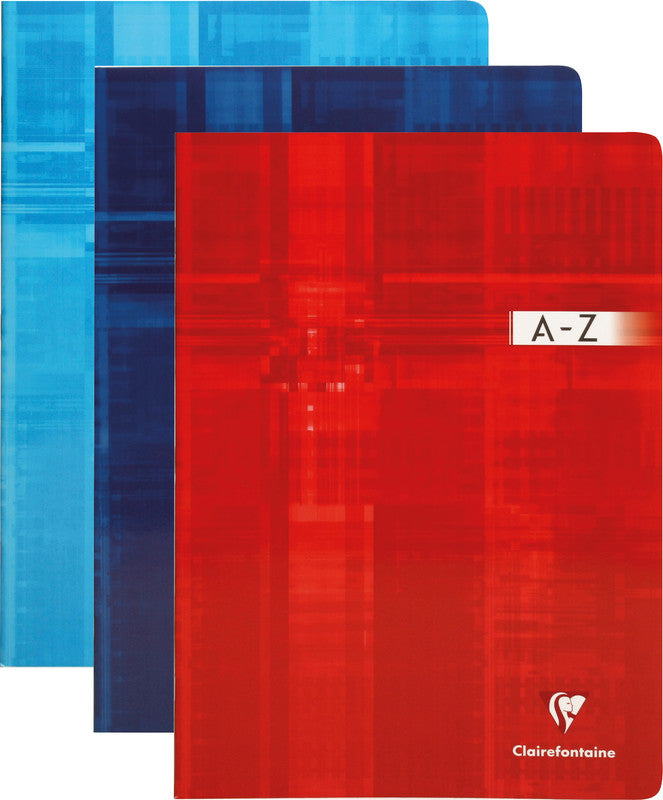 Clairefontaine Notizheft A4, kariert, Klammerheftung, 192 Seiten, 90 g/m² – sortiert