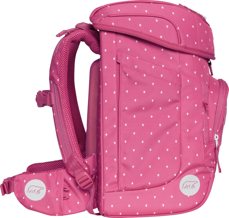 Beckmann Schulrucksack Plus Air – Strawberry – 28,0×40,5×23,0 cm – 20 l – Recycelte Materialien