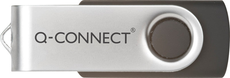 Q-CONNECT USB-Stick – 16 GB, USB 2.0, drehbarer Verschluss