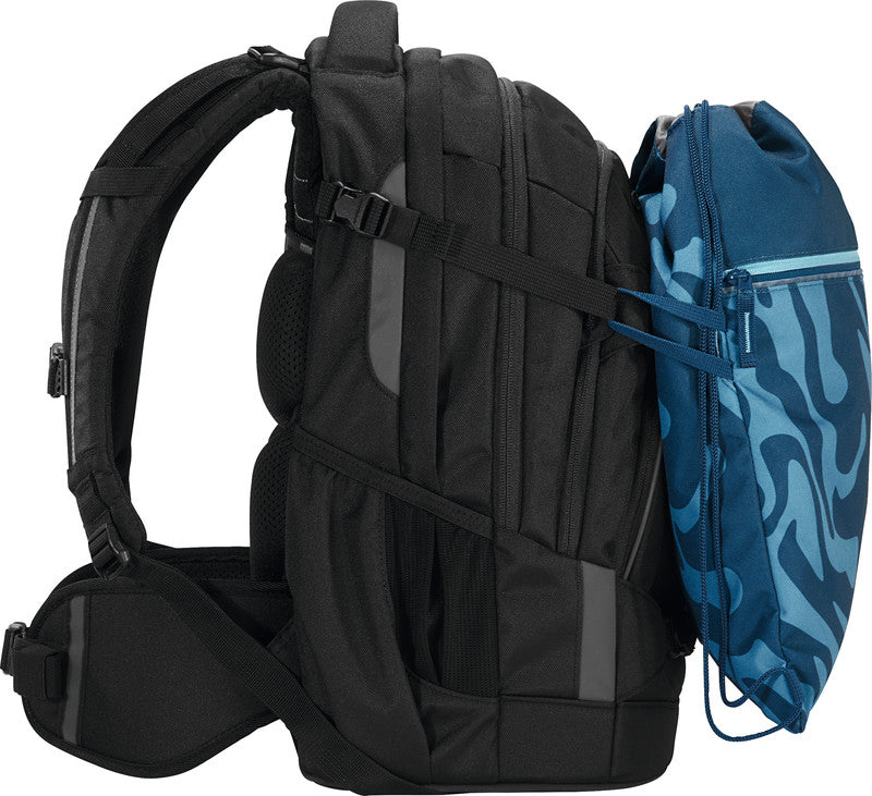 Coocazoo Sportbeutel – 10 l, Motiv Breaking Waves, wasserabweisend, 34 × 43 cm