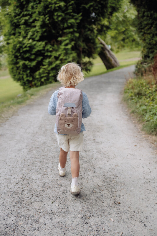 Beckmann Kindergartenrucksack Hiking – Teddy – Recycelte Materialien – 21,0 × 35,0 × 19,0 cm