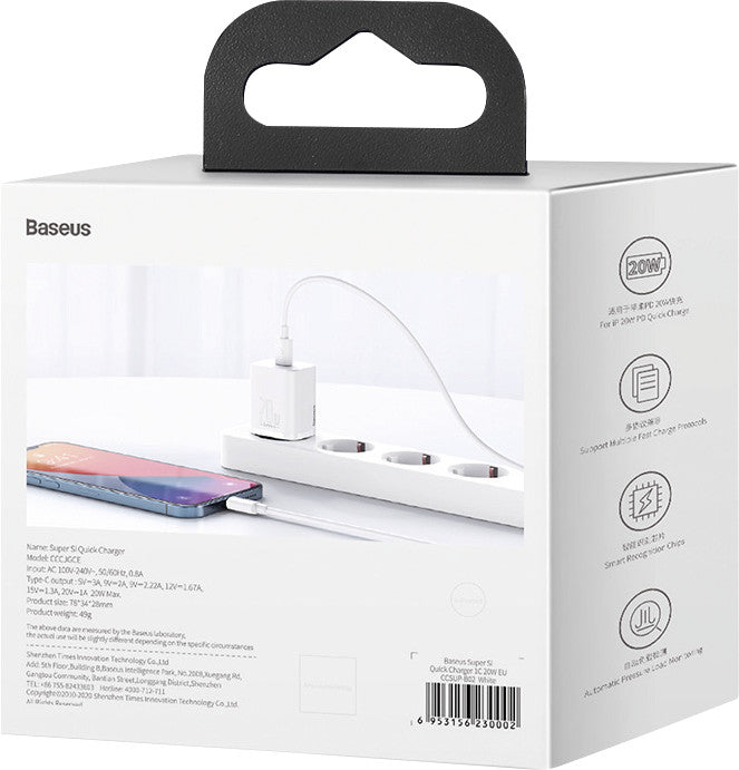 Baseus Ladegerät – 20 W, 1× USB-C