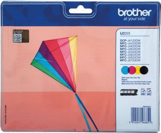 Brother Tintenpatronen-Multipack CMYK, 4er-Pack – für Inkjetdrucker/Multifunktionsgeräte