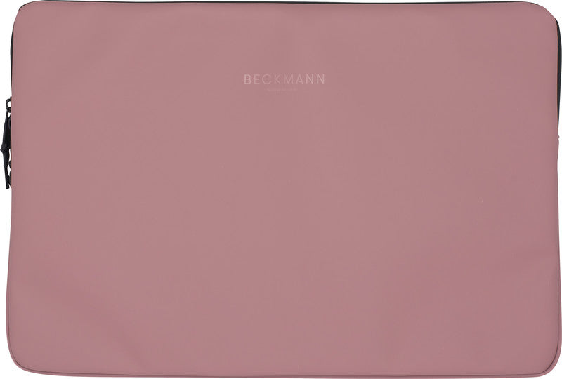 Beckmann Street Notebook-Schutzhülle – für Notebooks bis 15", wasserabweisend, recyceltes PET (rPET), aschrosa