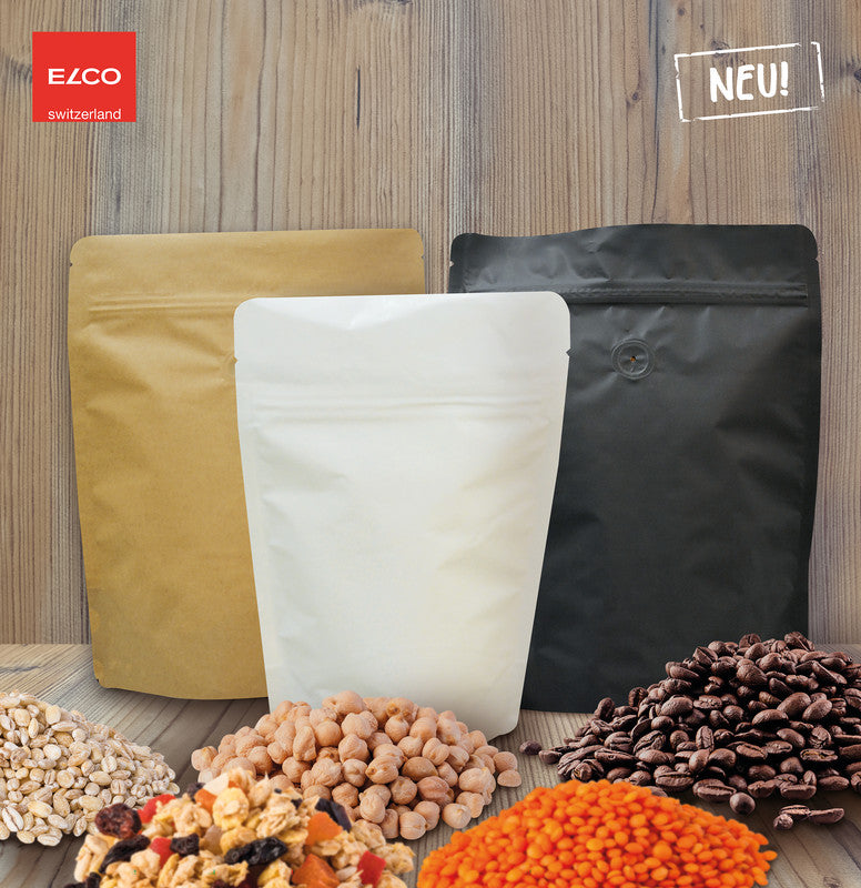 Elco Aromaschutzbeutel, schwarz, mit Beschriftungsfeldern – 180 × 240 mm – 100 Stk.
