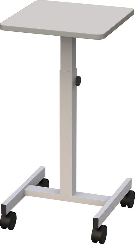 MAUL Projektionswagen – höhenverstellbar 64–100 cm, Tragkraft 20 kg, 4 Rollen (2 feststellbar), grau