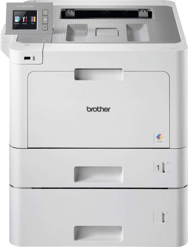 Brother HL-L9310CDWT – A4, S/W, Duplex, 31 S./Min., 2400 × 600 dpi, USB, Papier: 800 Blatt