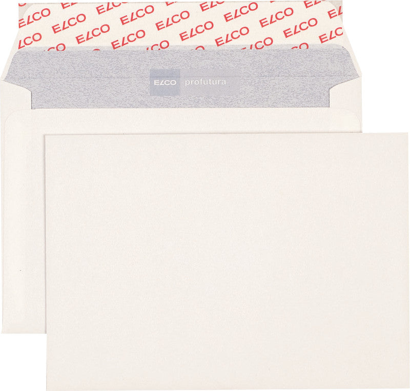 Elco Couvert C6, ohne Fenster, selbstklebend, naturweiss, 100 g/m² – 500 Stk.