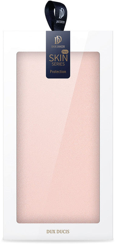 Dux Ducis Booklet-Hülle – für Apple iPhone 12/12 Pro – Roségold – mit Kartenfach, Magnetverschluss