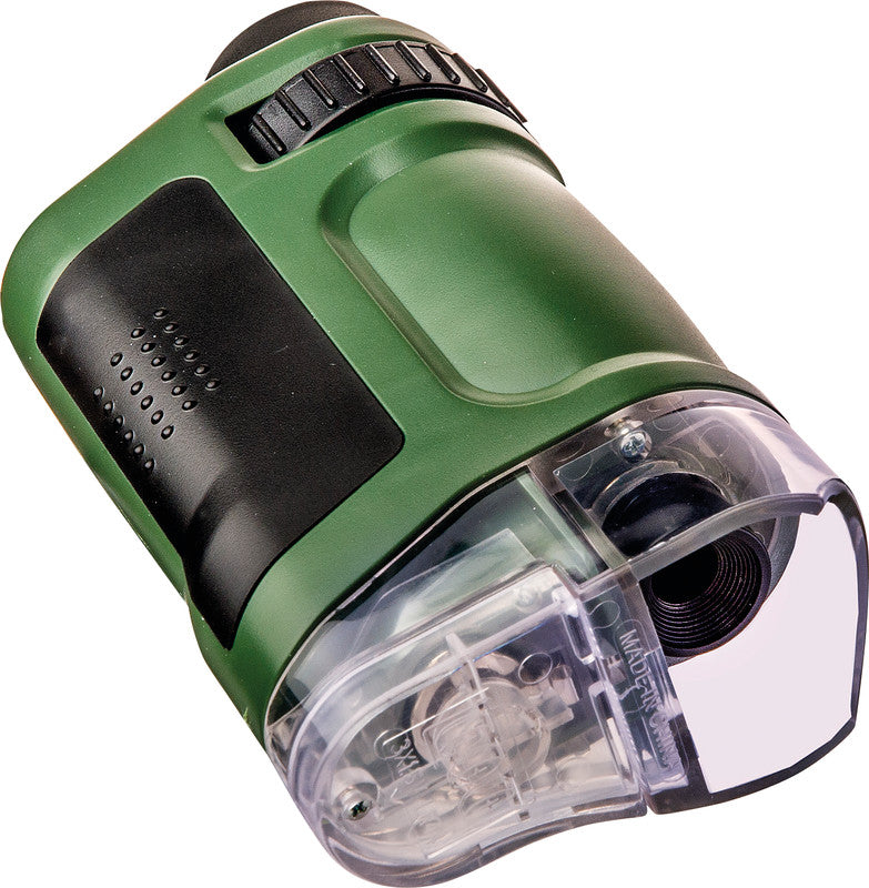 Carson MicroBrite Taschenmikroskop – 20–40×, LED, grün