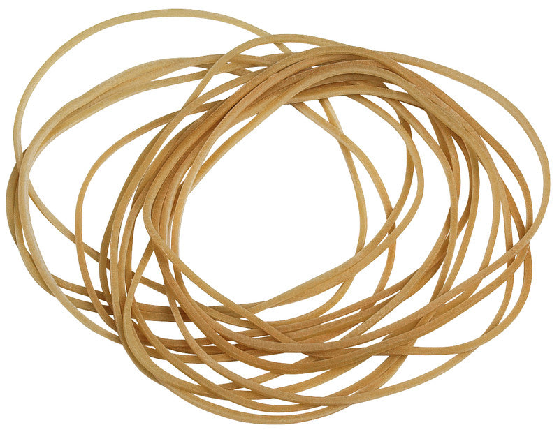Connect Gummibänder – 1,5 × 125 mm, Ø 76 mm, Braun, Naturkautschuk, 500 g