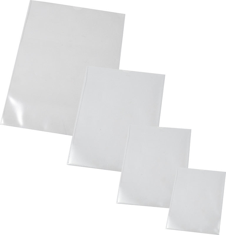 Q-connect Dokumentenhülle – für A7-Format – 74 × 105 mm, Kunststoff, transparent – 25 Stück