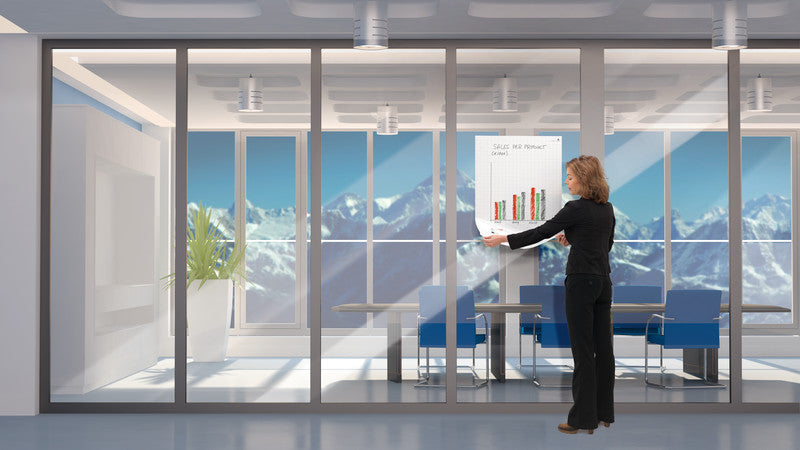 Legamaster Flipchart-Block Magic-Chart – 120 × 90 cm, elektrostatisch, 15 Blatt/Block, kariert, weiss