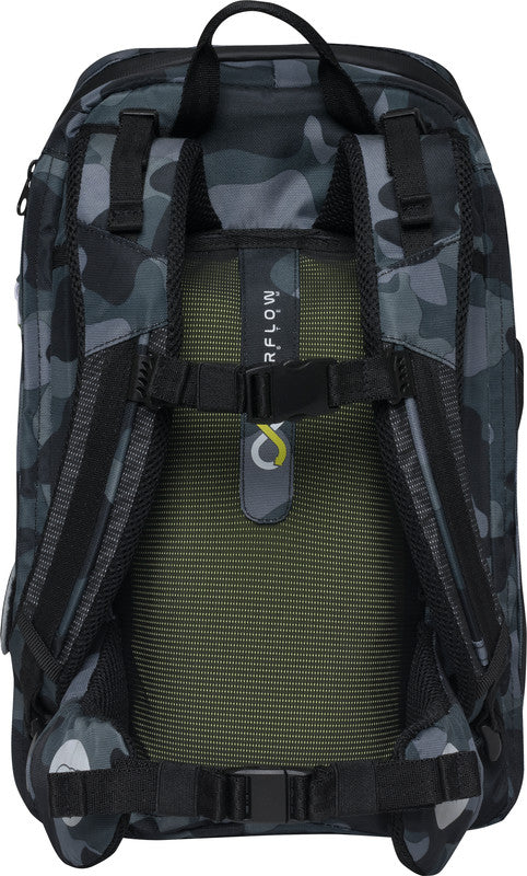 Beckmann Schulrucksack Active Air Flx – 6-teilig – Camo Rex – 26,0×39,0×22,0 cm – recycelte Materialien