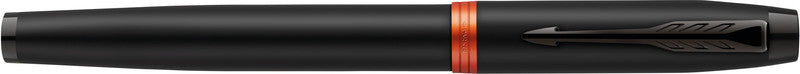 Parker IM Vibrant Rings – Mittlere Feder – für Rechts- & Linkshänder – Schwarz, Blau – Patronen