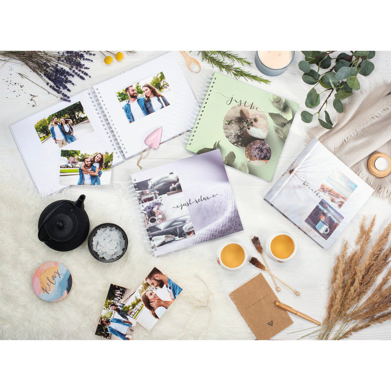 Hama Fotoalbum Wiro Relax – für 280 × 240 mm, mehrfarbig, Karton