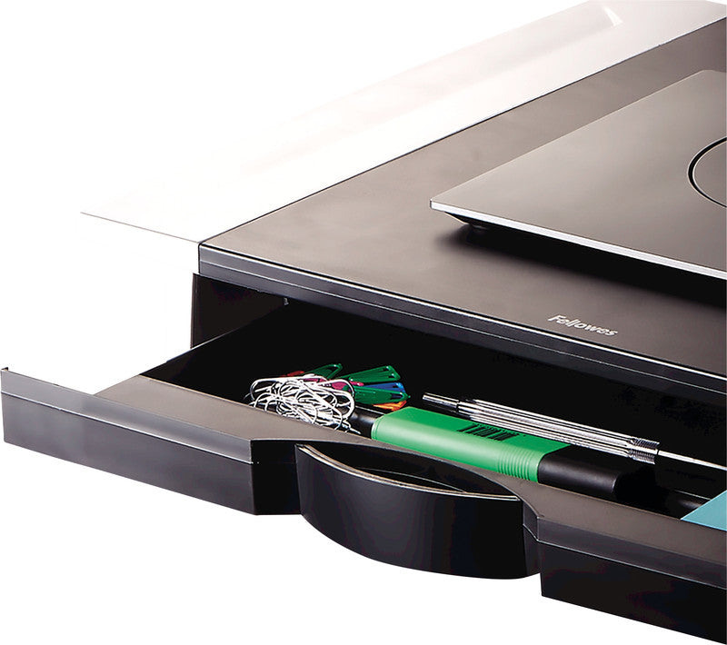 Fellowes Office Suites – Monitorhalterung, Standfuss, bis 28", 36 kg, 5-stufig höhenverstellbar