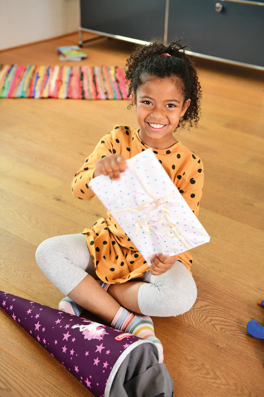 Step by Step Schultüte 70 cm × Ø 18 cm, 5 l – Motiv Einhorn Nuala – Serie 2IN1 – rPET