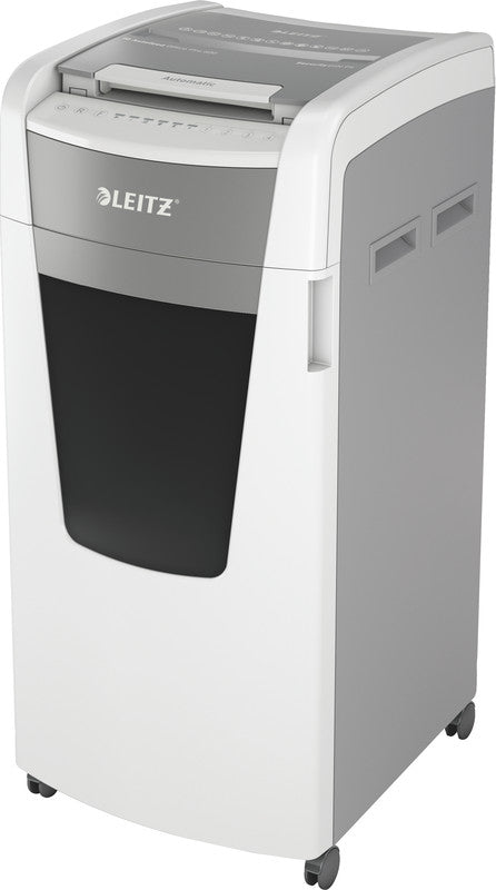 Leitz Aktenvernichter mit Autofeed 600 Blatt, DIN P-4, Partikelschnitt 4 × 36 mm, 110 l