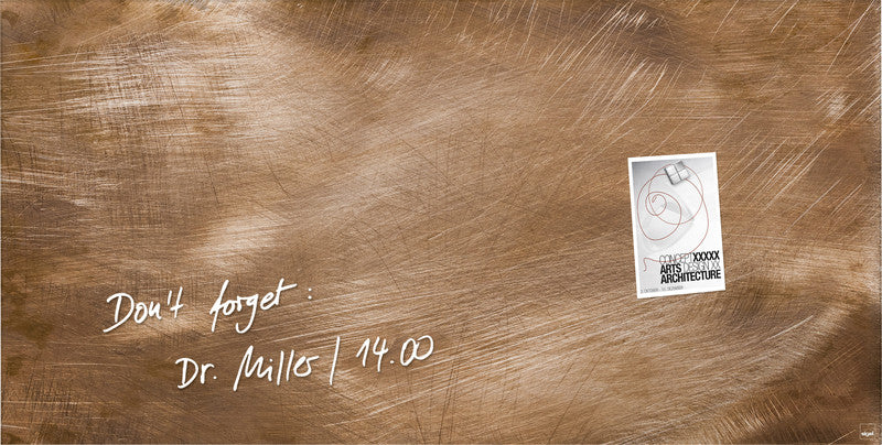 Sigel Whiteboard – 91 × 46 cm, Glas, magnetisch, Wandmontage, inkl. Magnetwürfel, Montagesatz
