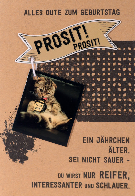 Kurt eulzer Geburtstagsgrusskarte – A6 (105 × 148 mm), Text DE, Karton