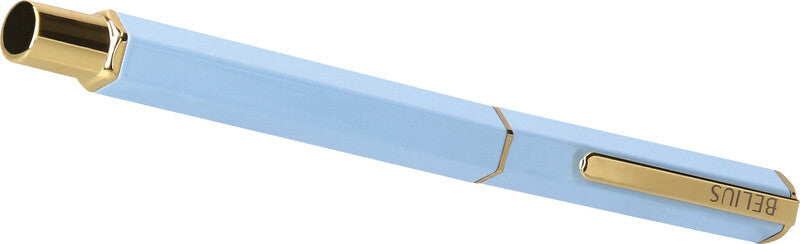 Belius Kugelschreiber – Hellblau, Aluminium